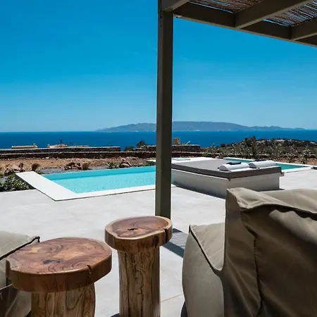 Exquisite Kythnos Lavander 4 Bedrooms Private Infinity Pool Breathtaking Sea Views Bbq Close To Gaidouromantra Villa